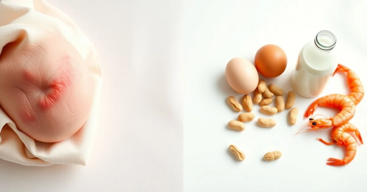 아토피 피부염과 음식 알레르기 차이 비교