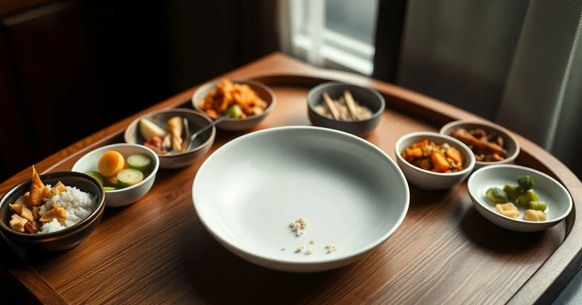 불필요한 식이 제한으로 빈 접시