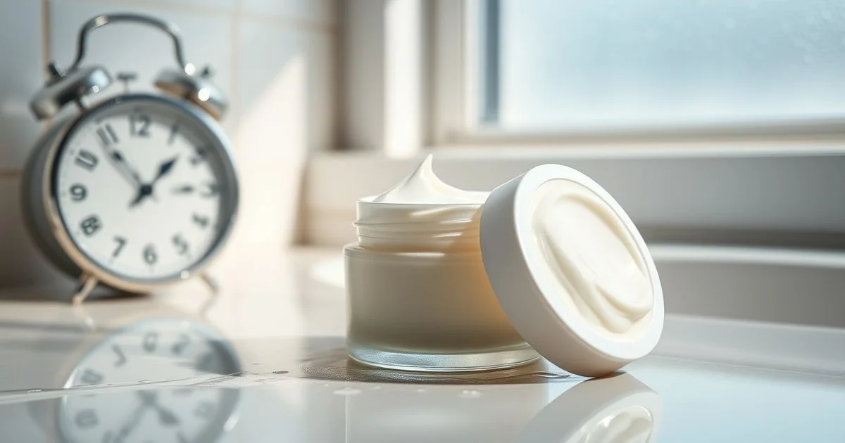 손씻기 직후 1분 이내 보습크림