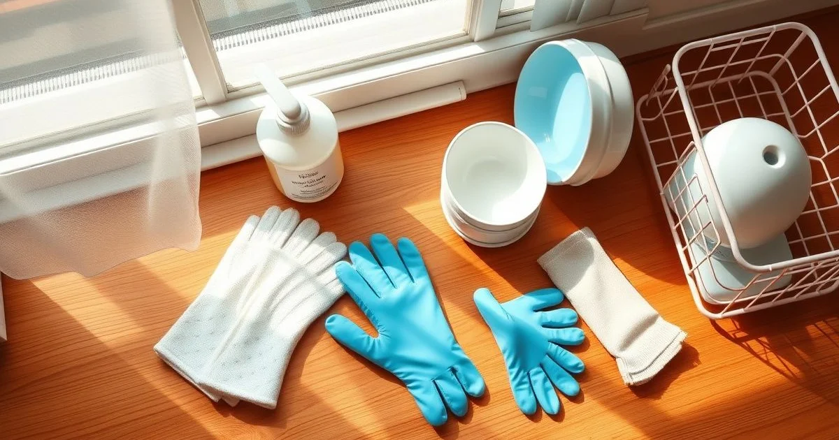 면장갑과 고무장갑 손 보호 용품