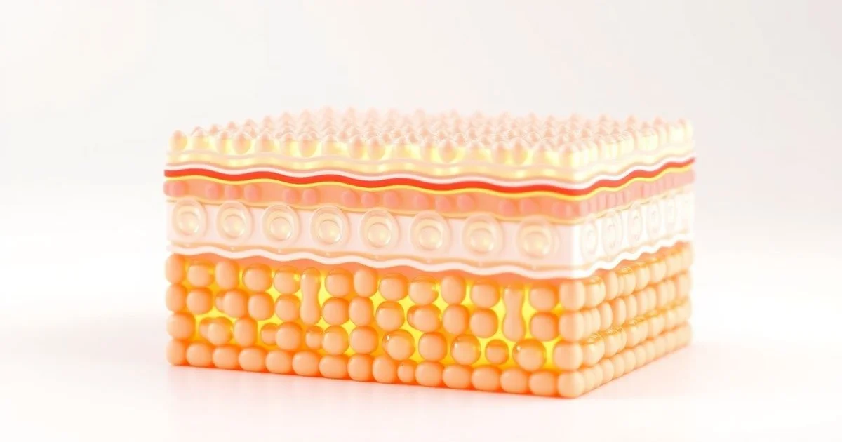 세라마이드 피부장벽 구조 모식도