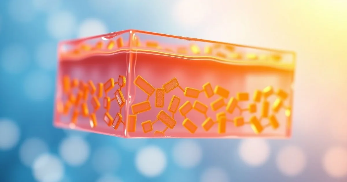 세라마이드 피부장벽 구조 일러스트