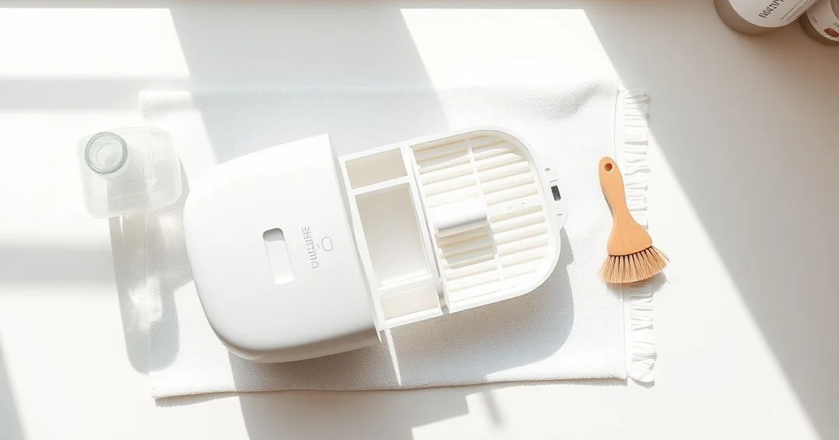 가습기 위생 관리 세척 도구 배치