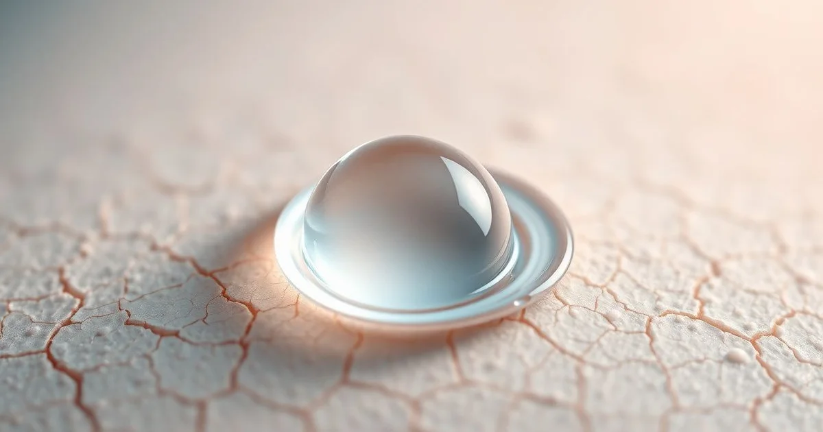 히알루론산 보습 작용 피부 표면 이미지