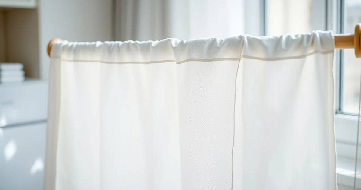 세탁 후 옷감에 남은 세제 잔류물 클로즈업