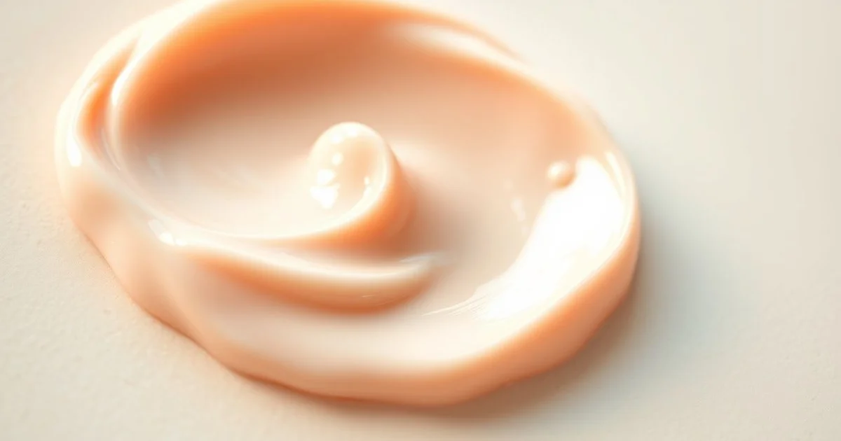 판테놀 크림 보습 작용 클로즈업