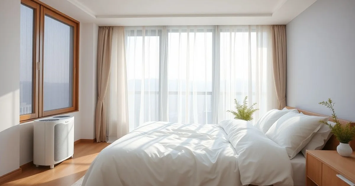 꽃가루 차단을 위한 한국 아파트 실내 관리 환경