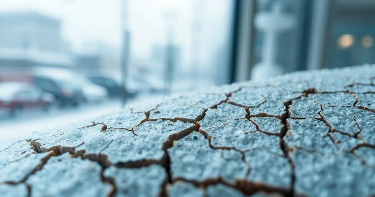 겨울철 건조한 피부 표면 클로즈업