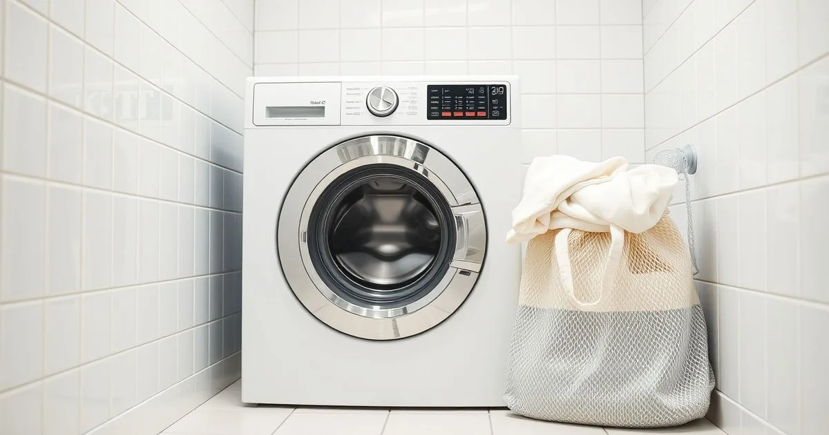 새 옷 첫 세탁 준비 세탁기 사진