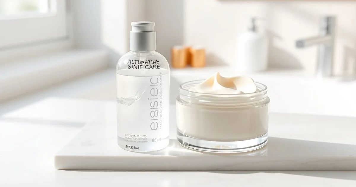 로션과 크림 제형 유수분 비율 비교