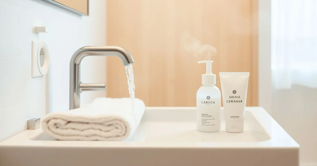 귀가 후 아토피 세정 루틴 욕실