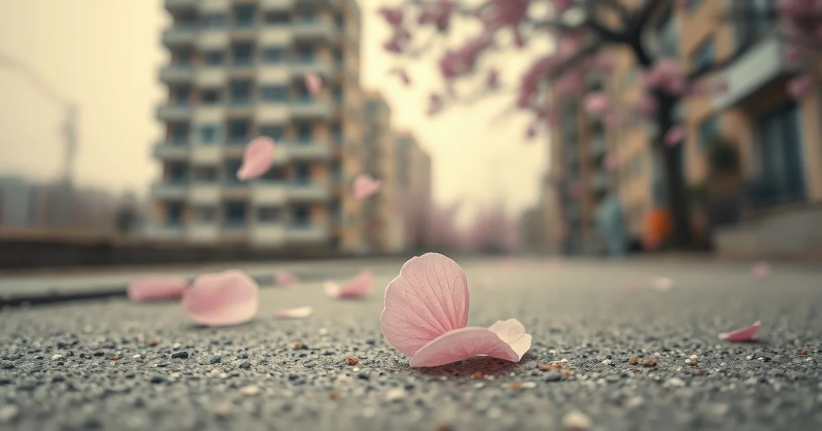 봄 꽃가루와 미세먼지가 섞인 도심 공기