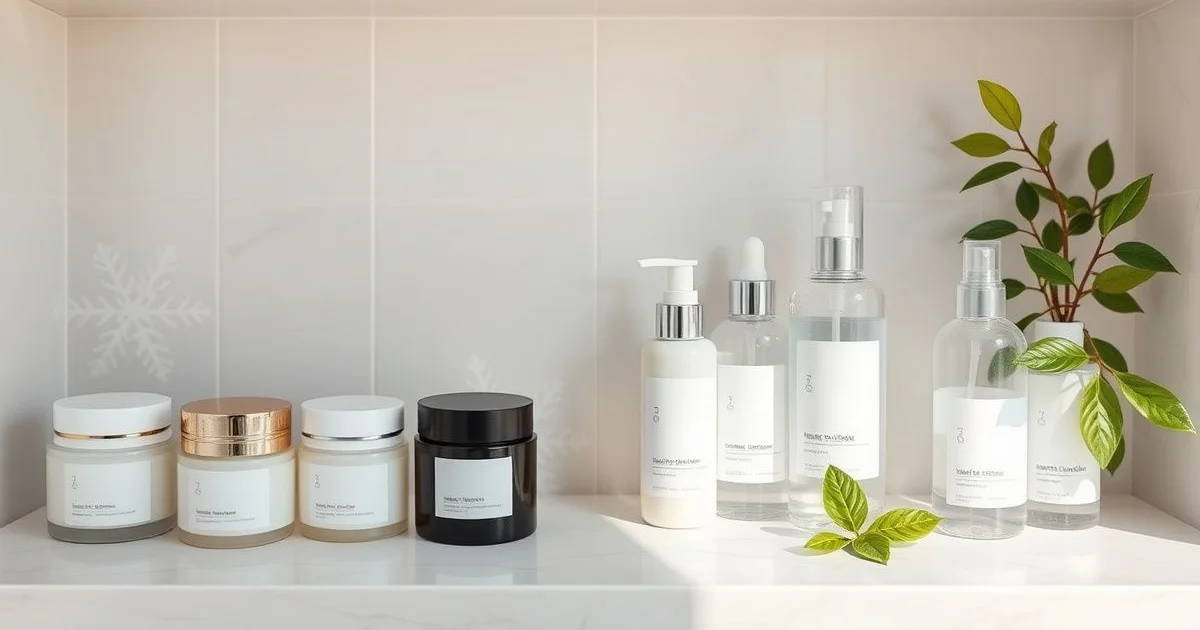 겨울과 봄 보습 제품 비교 구성