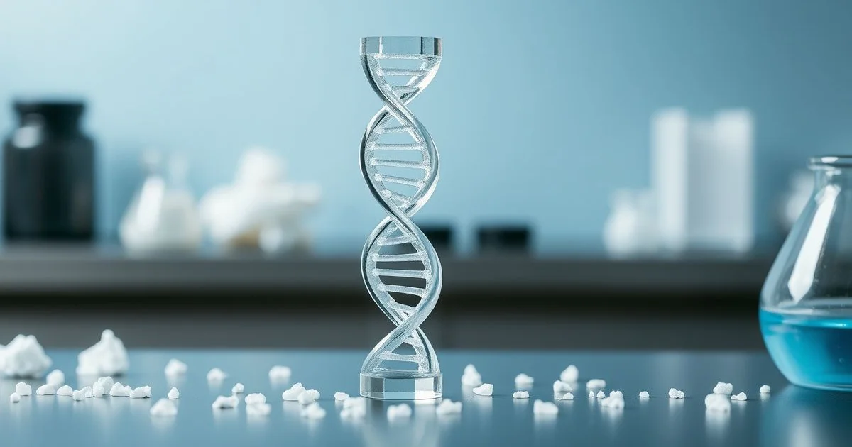 유전자 변이와 경수 영향 개념 이미지