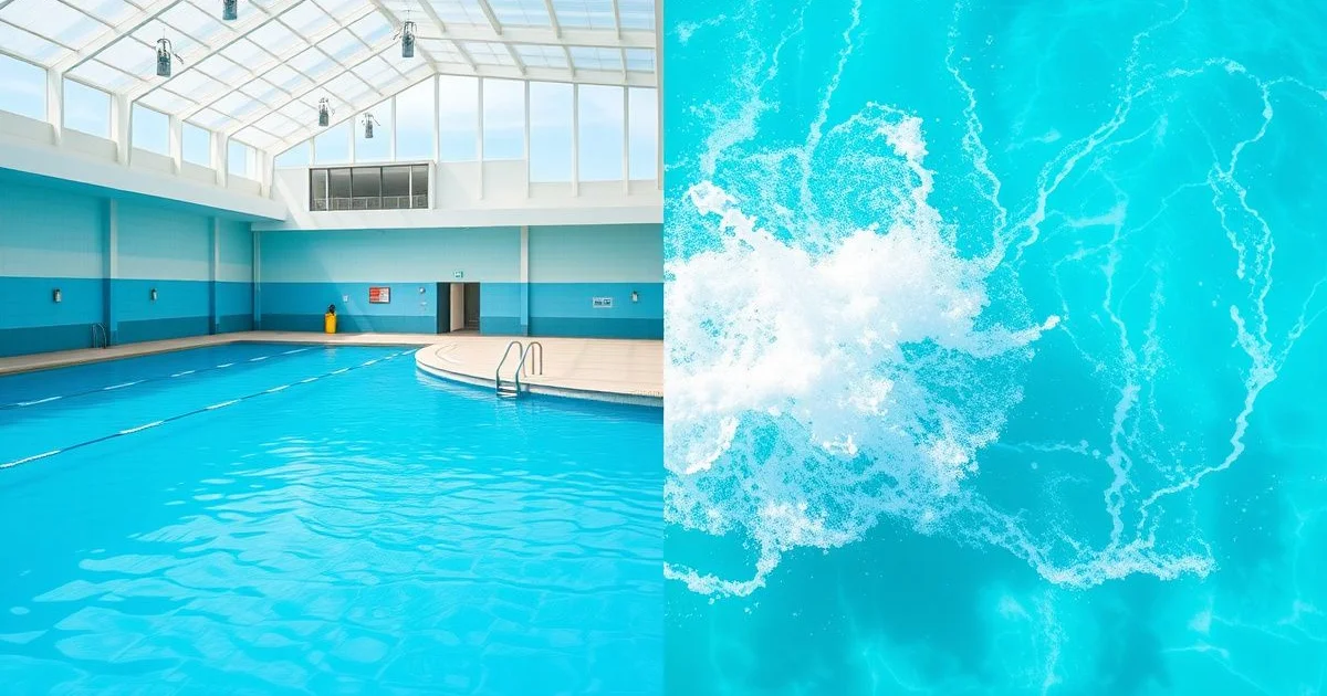 수영장과 워터파크 수질 비교